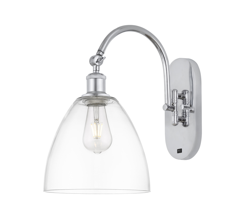 Bristol - 1 Light - 9 inch - Polished Chrome - Sconce