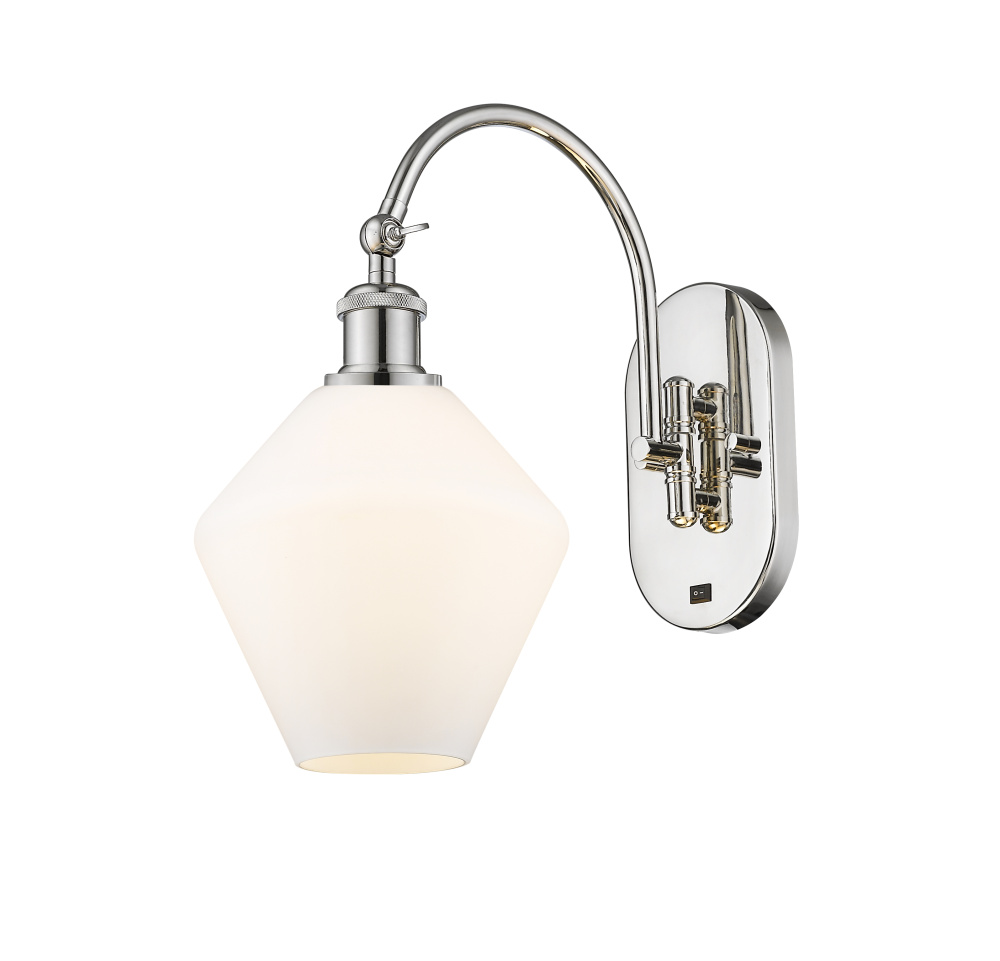 Cindyrella - 1 Light - 8 inch - Polished Nickel - Adjustable - Sconce