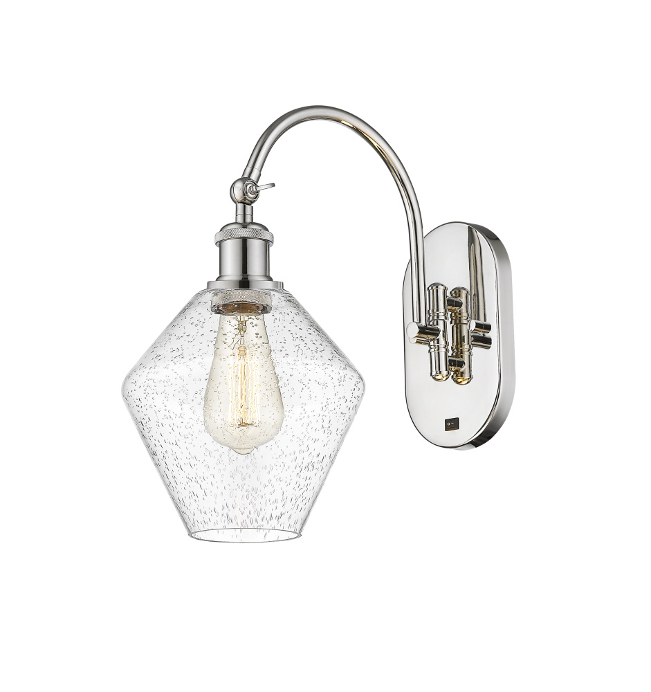 Cindyrella - 1 Light - 8 inch - Polished Nickel - Adjustable - Sconce