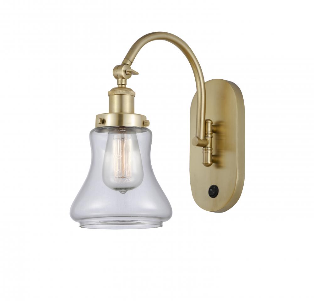 Bellmont - 1 Light - 7 inch - Satin Gold - Adjustable Swing Arm