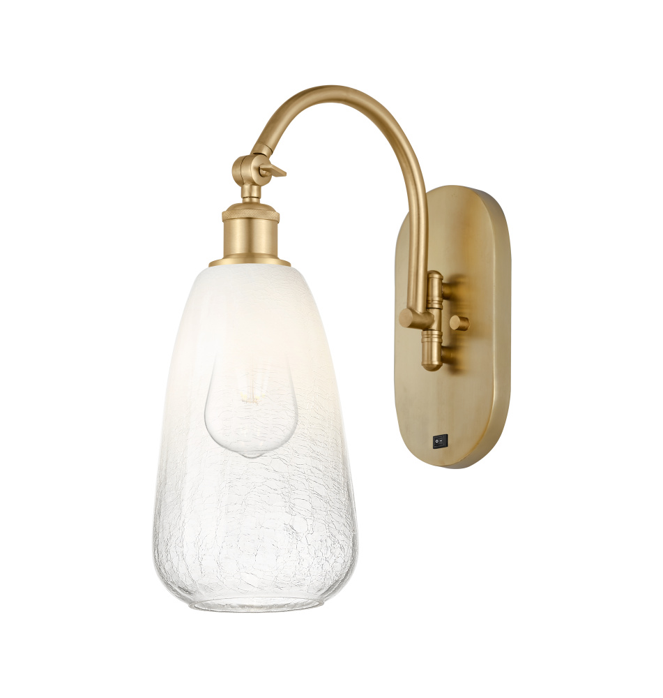 Brookhaven Almond - 1 Light - 6 inch - Satin Gold - Sconce