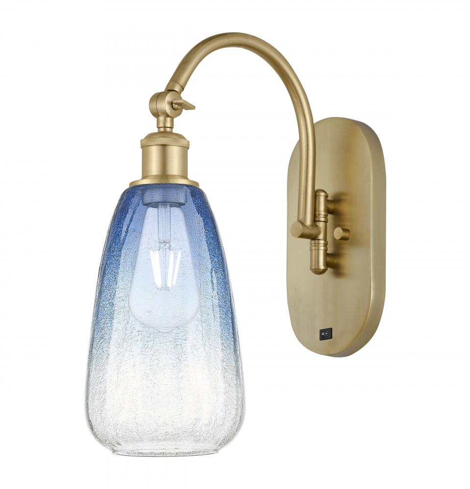 Brookhaven Almond - 1 Light - 6 inch - Satin Gold - Sconce