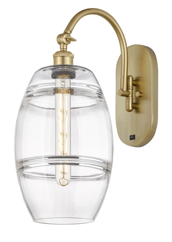 Vaz - 1 Light - 8 inch - Satin Gold - Adjustable - Sconce