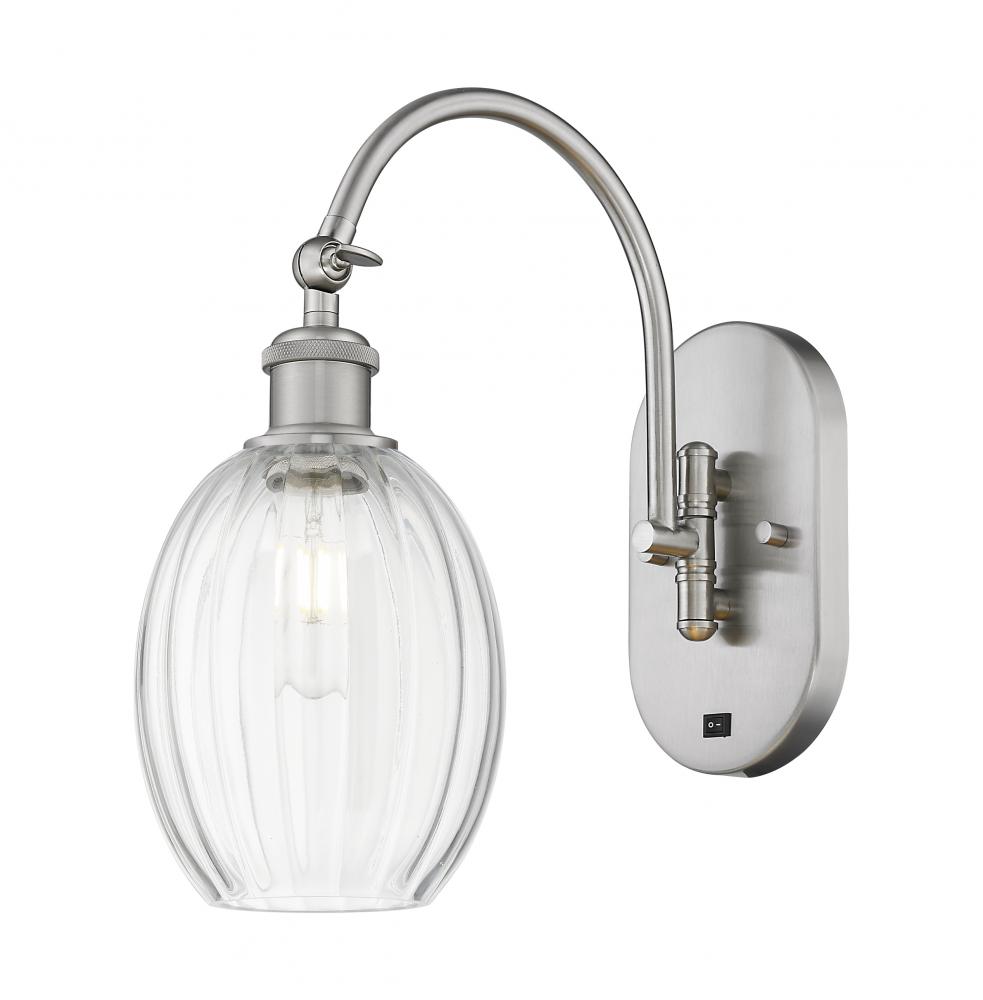 Preston Bulb - 1 Light - 6 inch - Brushed Satin Nickel - Sconce