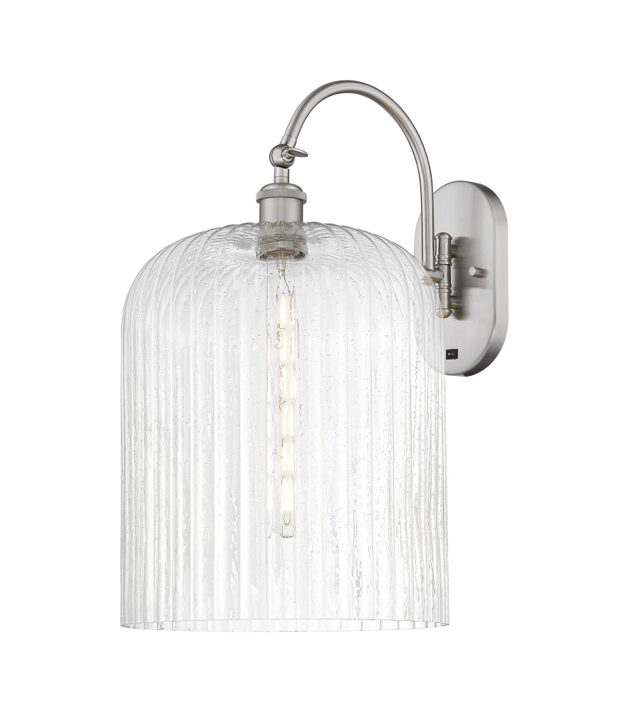 Bridal Veil - 1 Light - 12 inch - Brushed Satin Nickel - Sconce