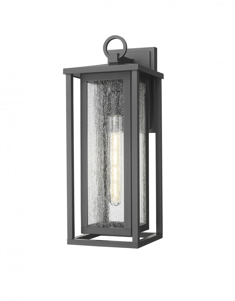 Ashland - 1 Light - 8 inch - Matte Black - Coastal Outdoor Sconce