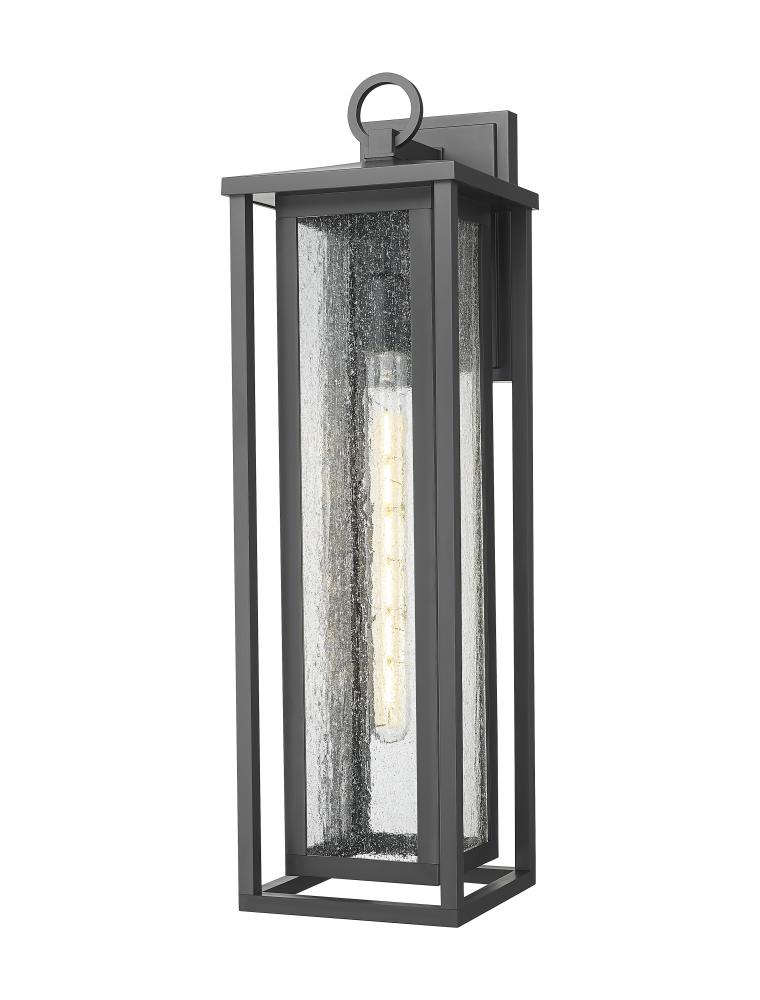 Ashland - 1 Light - 8 inch - Matte Black - Coastal Outdoor Sconce