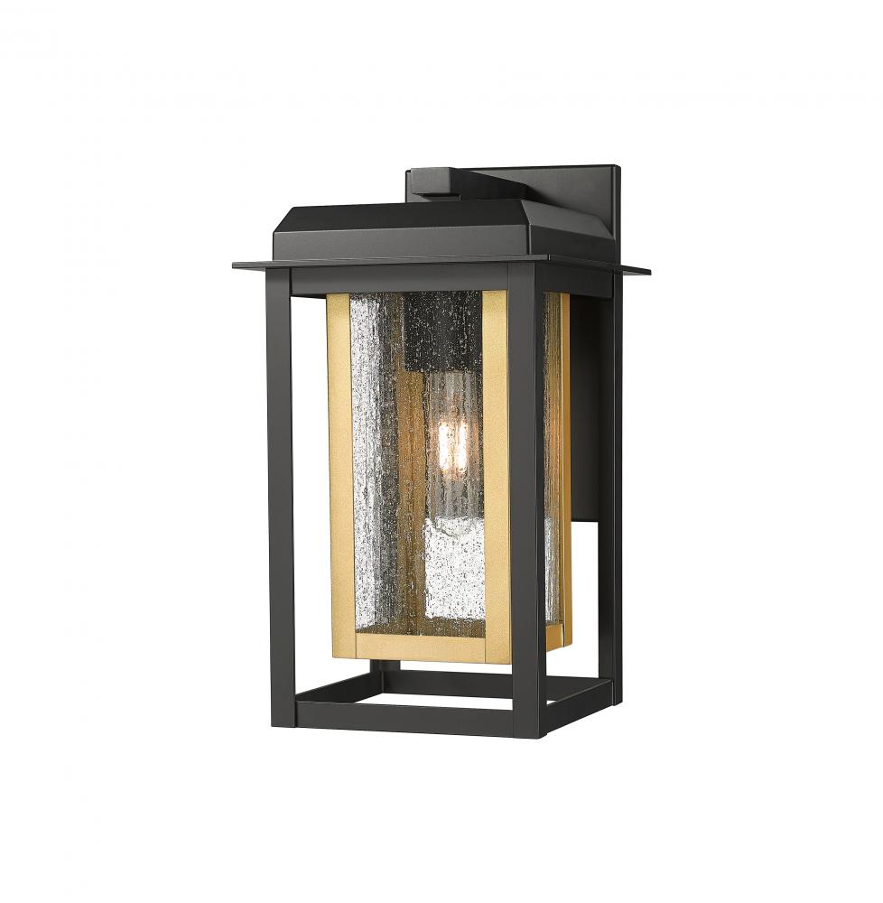 Mansfield - 1 Light - 8 inch - Black - Coastal Outdoor Sconce