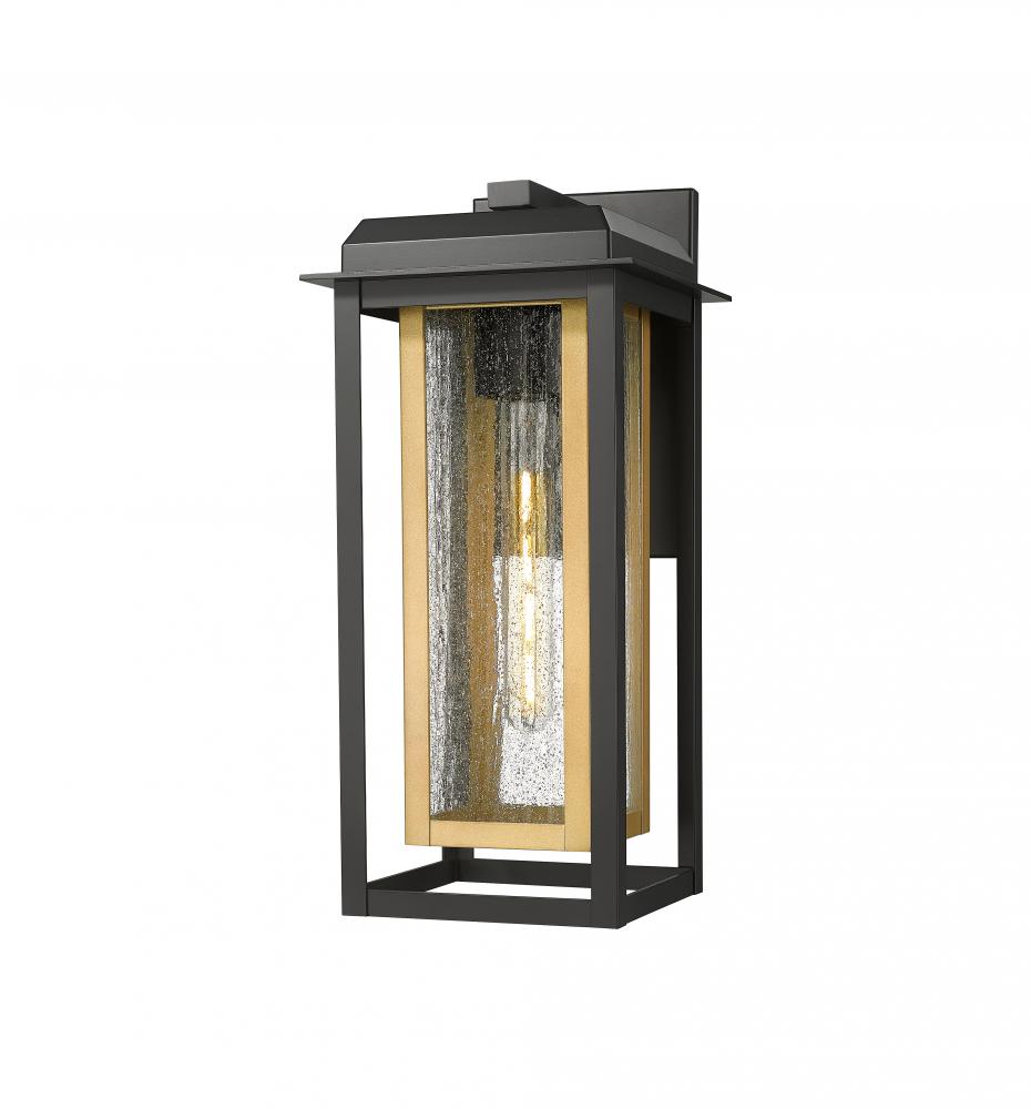 Mansfield - 1 Light - 8 inch - Black - Coastal Outdoor Sconce