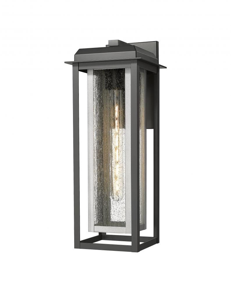 Mansfield - 1 Light - 8 inch - Black - Coastal Outdoor Sconce