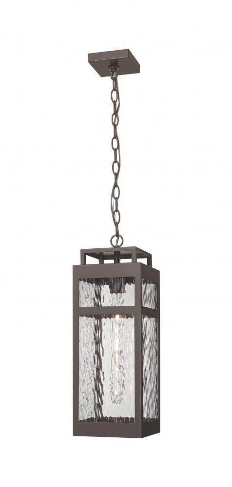 Ridgeway - 1 Light - 7 inch - Bronze - Coastal Outdoor Pendant