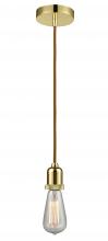 Innovations Lighting 100GD-10CR-0GD - Whitney - 1 Light - 2 inch - Gold - Cord hung - Mini Pendant