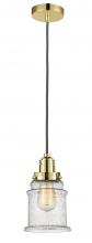 Innovations Lighting 100GD-10GY-2H-GD-G184 - Winchester - 1 Light - 8 inch - Gold - Cord hung - Mini Pendant