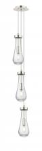 Innovations Lighting 103-451-1P-PN-G451-4SDY - Owego - 3 Light - 7 inch - Brushed Polished Nickel - Multi Pendant