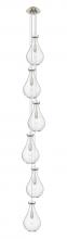 Innovations Lighting 106-451-1P-SN-G451-7CL - Owego - 6 Light - 7 inch - Brushed Satin Nickel - Multi Pendant