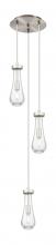 Innovations Lighting 113-451-1P-SN-G451-4SDY - Owego - 3 Light - 13 inch - Brushed Satin Nickel - Multi Pendant