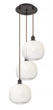 Innovations Lighting 113B-3P-OB-G481-10OP - Brookhaven Sphere - 3 Light - 17 inch - Oil Rubbed Bronze - Cord Hung - Multi Pendant
