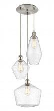 Innovations Lighting 113B-3P-SN-G654-MU - Cindyrella - 3 Light - 17 inch - Brushed Satin Nickel - Cord hung - Multi Pendant