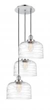Innovations Lighting 113F-3P-PC-G713-L - Cone - 3 Light - 18 inch - Polished Chrome - Cord hung - Multi Pendant