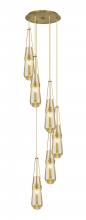 Innovations Lighting 116-452-1P-BB-G452-4ME - Milan - 6 Light - 15 inch - Brushed Brass - Multi Pendant