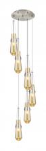 Innovations Lighting 116-452-1P-SN-G452-4ME - Milan - 6 Light - 15 inch - Brushed Satin Nickel - Multi Pendant