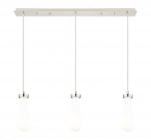 Innovations Lighting 123-451-1P-PN-G451-4GWH - Owego - 3 Light - 37 inch - Brushed Polished Nickel - Linear Pendant