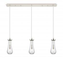 Innovations Lighting 123-451-1P-PN-G451-4SDY - Owego - 3 Light - 37 inch - Brushed Polished Nickel - Linear Pendant