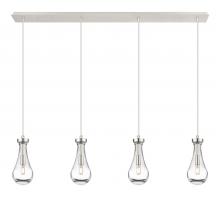 Innovations Lighting 124-451-1P-PN-G451-5CL - Owego - 4 Light - 49 inch - Polished Nickel - Linear Pendant