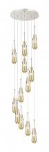 Innovations Lighting 126-452-1P-PN-G452-4ME - Milan - 12 Light - 24 inch - Polished Nickel - Multi Pendant