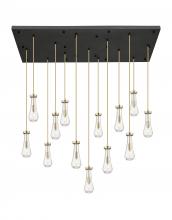 Innovations Lighting 154BK-451-1P-CB-G451-4SDY - Owego - 13 Light - 54 inch - Champagne Bronze - Multi Pendant
