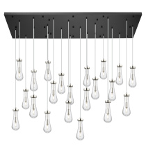Innovations Lighting 172BK-451-1P-PN-G451-4CL - Owego - 21 Light - 71 inch - Polished Nickel - Multi Pendant