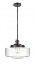 Innovations Lighting 201C-OB-G694-12 - Bridgeton - 1 Light - 12 inch - Oil Rubbed Bronze - Cord hung - Mini Pendant