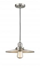 Innovations Lighting 201C-SN-MFR-SN-12 - Appalachian - 1 Light - 12 inch - Brushed Satin Nickel - Cord hung - Mini Pendant