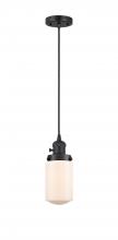 Innovations Lighting 201CSW-BK-G311 - Dover - 1 Light - 5 inch - Matte Black - Cord hung - Mini Pendant