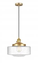 Innovations Lighting 201CSW-SG-G694-12 - Bridgeton - 1 Light - 16 inch - Satin Gold - Cord hung - Mini Pendant