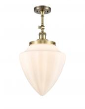 Innovations Lighting 201F-AB-G661-12 - Beacon - 1 Light - 12 inch - Antique Brass - Adjustable Semi-Flush Mount