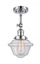 Innovations Lighting 201F-PC-G534 - Oxford - 1 Light - 7 inch - Polished Chrome - Adjustable Semi-Flush Mount