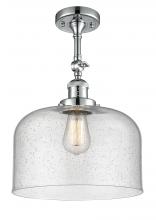 Innovations Lighting 201F-PC-G74-L-LED - Bell - 1 Light - 12 inch - Polished Chrome - Adjustable Semi-Flush Mount