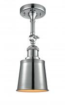 Innovations Lighting 201F-PC-M9-PC - Addison - 1 Light - 5 inch - Polished Chrome - Adjustable Semi-Flush Mount