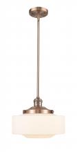 Innovations Lighting 201S-AC-G691-12 - Bridgeton - 1 Light - 12 inch - Antique Copper - Stem Hung - Mini Pendant