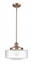 Innovations Lighting 201S-AC-G694-12 - Bridgeton - 1 Light - 12 inch - Antique Copper - Stem Hung - Mini Pendant