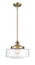 Innovations Lighting 201S-BB-G692-12 - Bridgeton - 1 Light - 12 inch - Brushed Brass - Stem Hung - Mini Pendant
