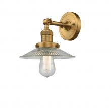 Innovations Lighting 203-BB-G2 - Halophane - 1 Light - 9 inch - Brushed Brass - Adjustable Sconce