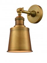 Innovations Lighting 203-BB-M9-BB - Addison - 1 Light - 5 inch - Brushed Brass - Adjustable Sconce