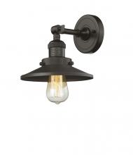 Innovations Lighting 203-OB-M5 - Railroad - 1 Light - 8 inch - Oil Rubbed Bronze - Adjustable Sconce
