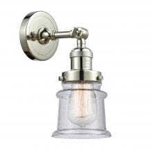 Innovations Lighting 203-PN-G184S - Canton - 1 Light - 5 inch - Polished Nickel - Adjustable Sconce
