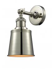 Innovations Lighting 203-PN-M9 - Addison - 1 Light - 5 inch - Polished Nickel - Adjustable Sconce