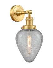Innovations Lighting 203-SG-G165 - Geneseo - 1 Light - 7 inch - Satin Gold - Adjustable Sconce