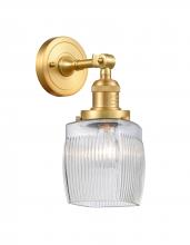 Innovations Lighting 203-SG-G302 - Colton - 1 Light - 6 inch - Satin Gold - Adjustable Sconce