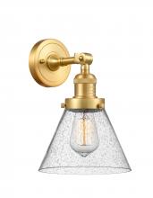 Innovations Lighting 203-SG-G44 - Cone - 1 Light - 8 inch - Satin Gold - Adjustable Sconce